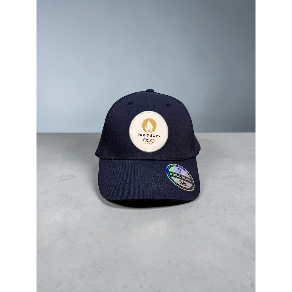 Paris 2024 Olympics Official Licensed Hat Cap 58cm Navy Adjustable Weeplay
